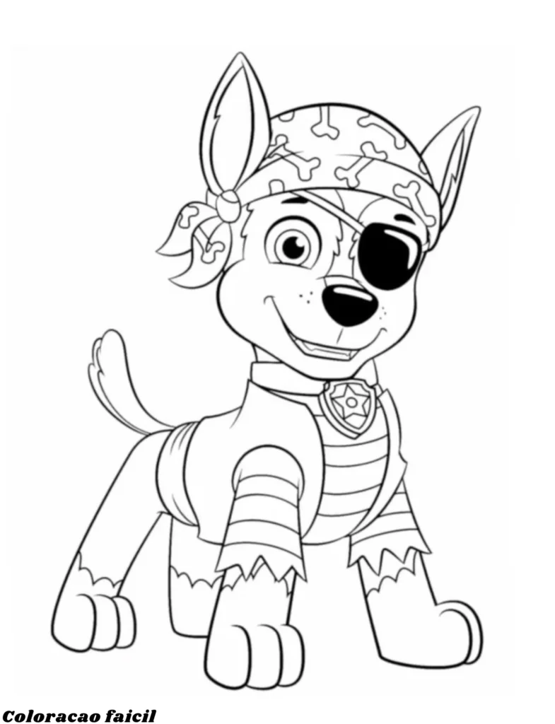 patrulha canina para colorir e imprimir
