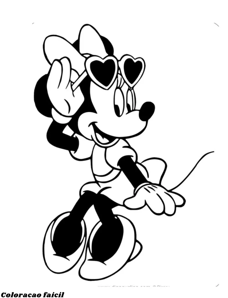 minie colorir