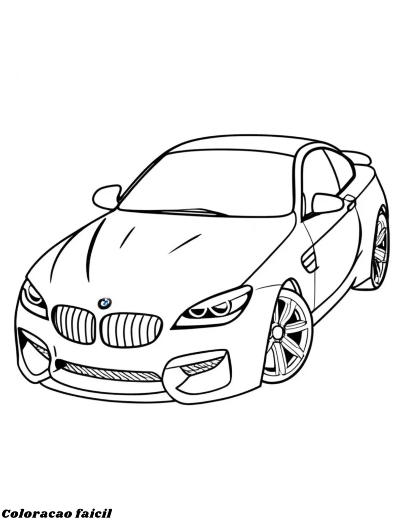 carro desenho para colorir