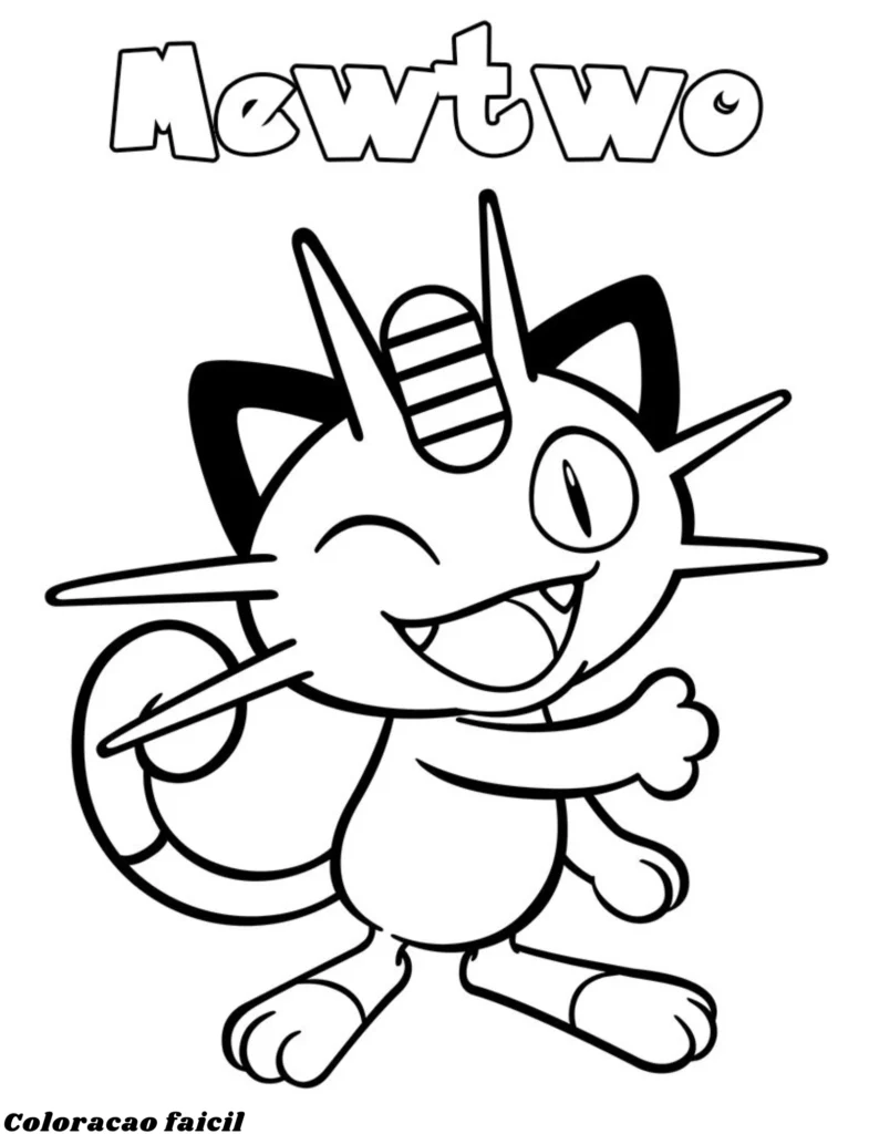 desenhos pokemon para colorir