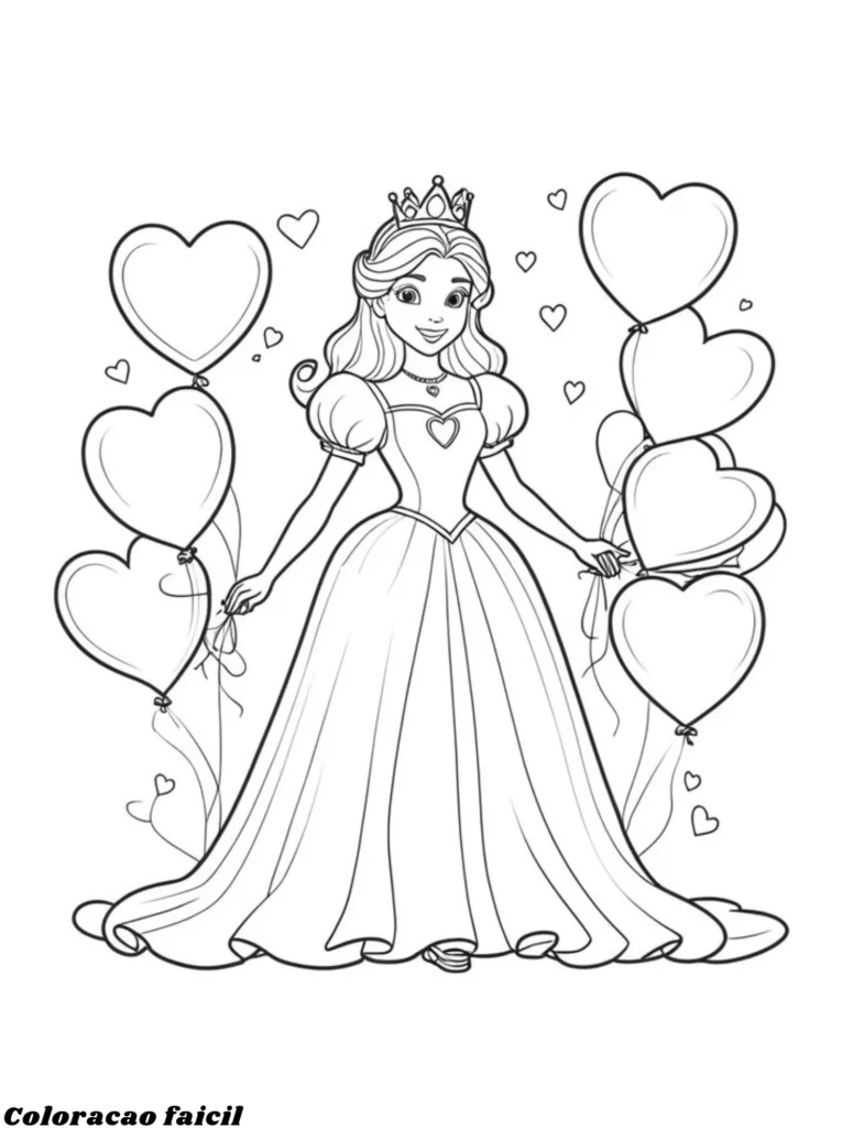 desenhos para colorir princesas
