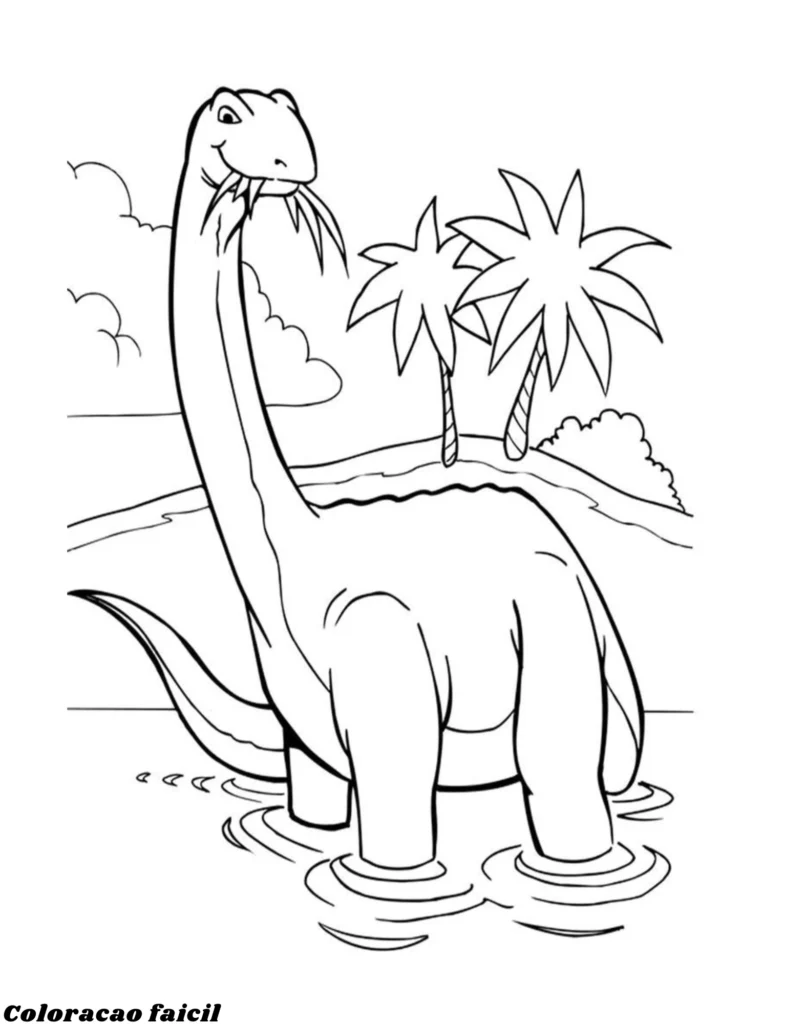desenhos para colorir dinossauro