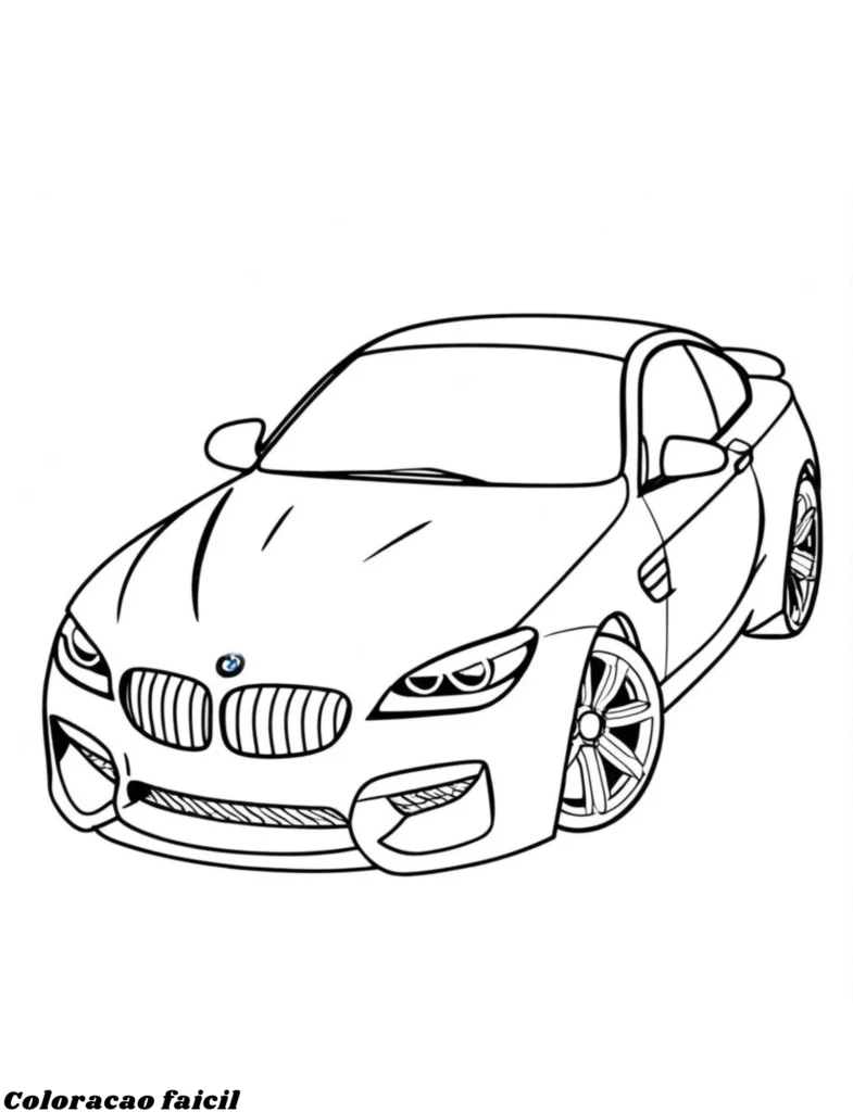 desenho colorir carros