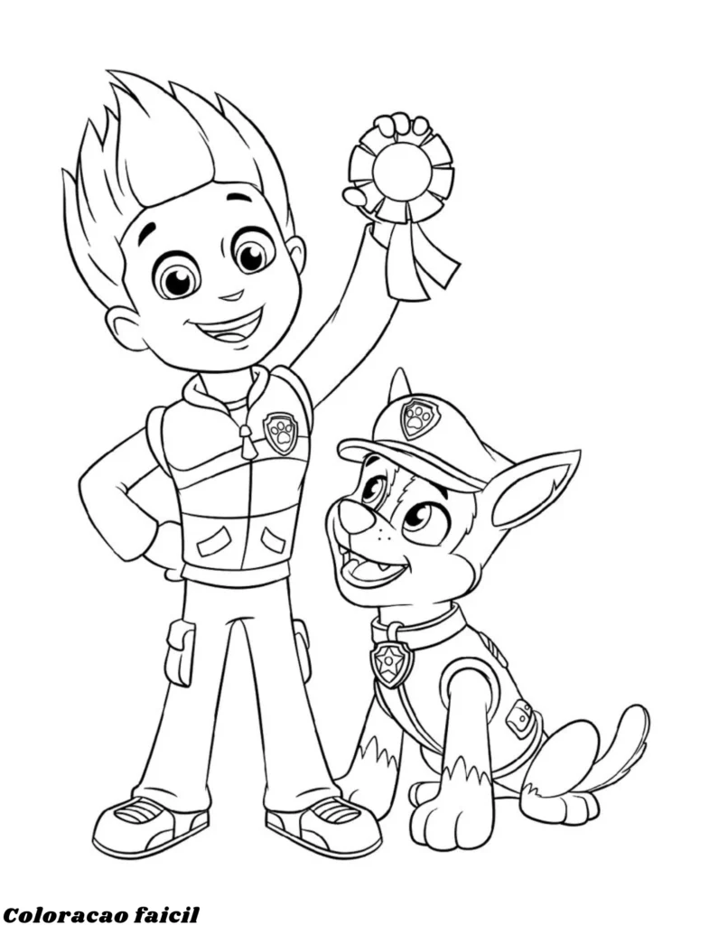 desenhos da patrulha canina para colorir