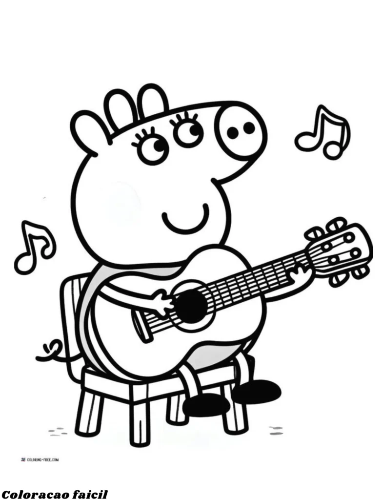 peppa colorir imprimir