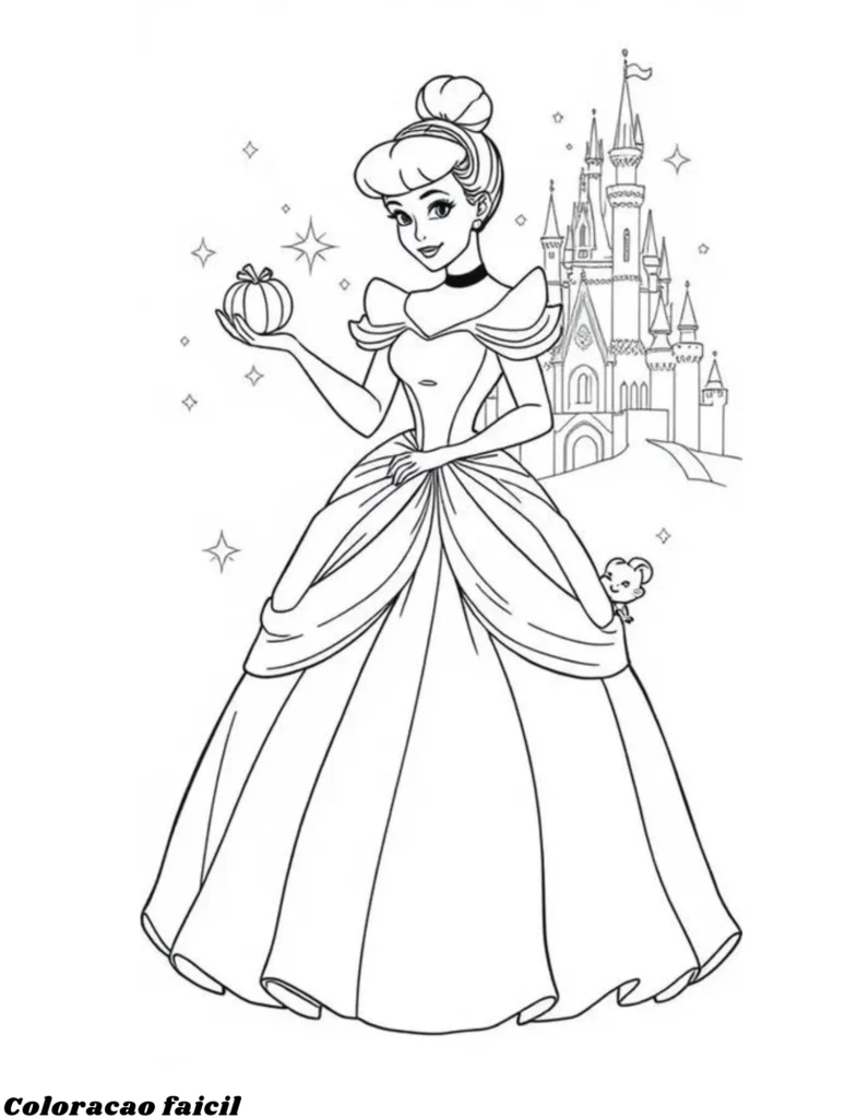 princesas para pintar