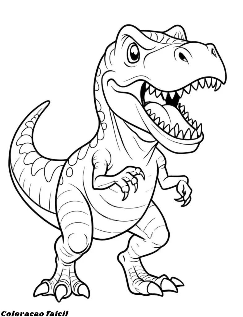 desenhos de dinossauro para imprimir