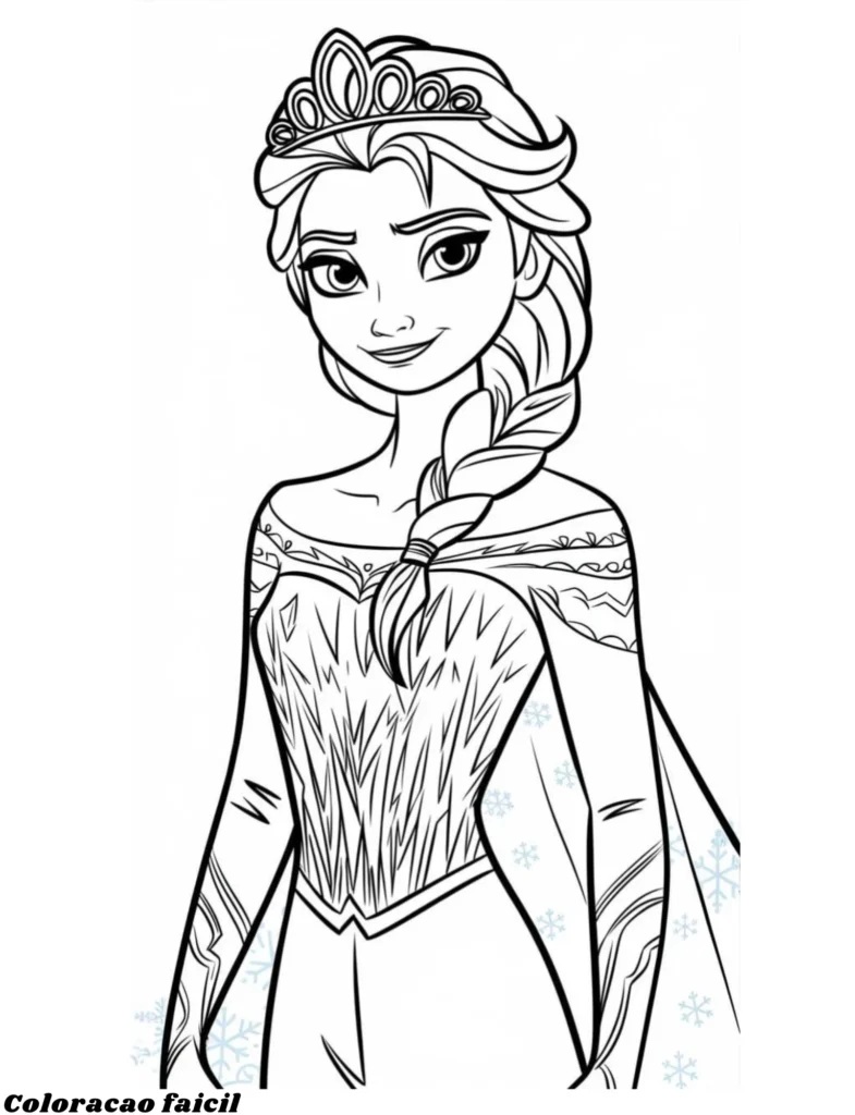 desenhos para colorir do frozen