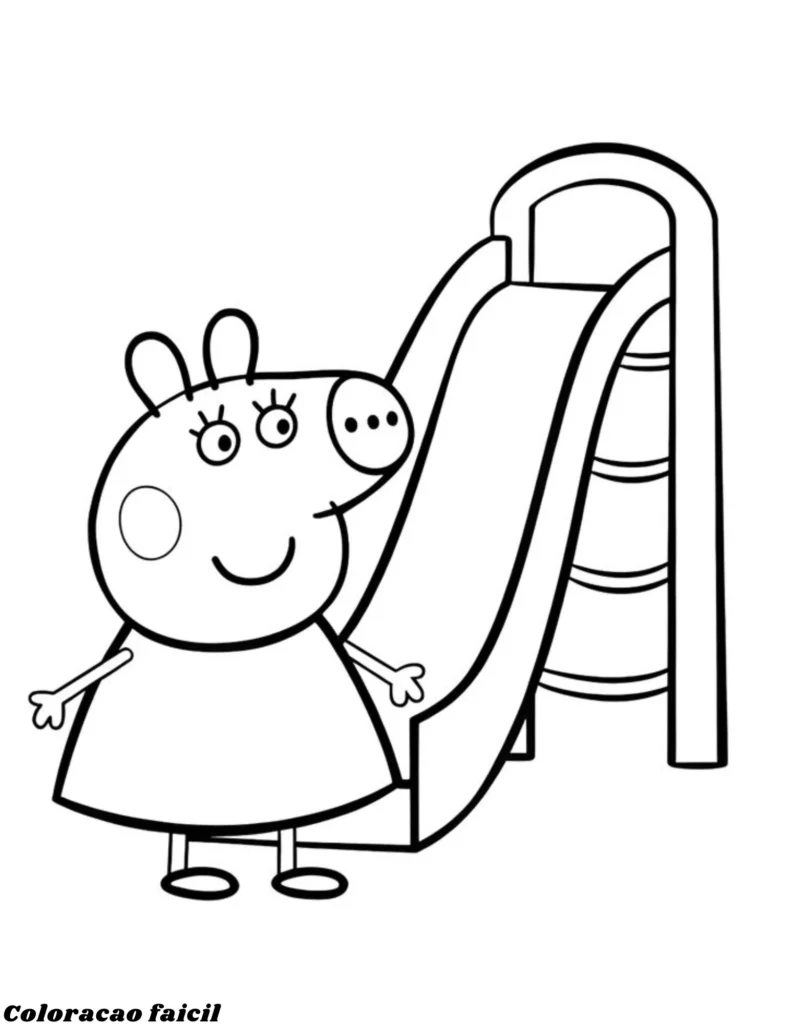 desenho da peppa pig para imprimir