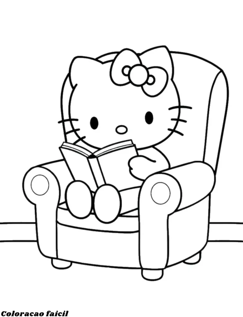 hello kitty para pintar