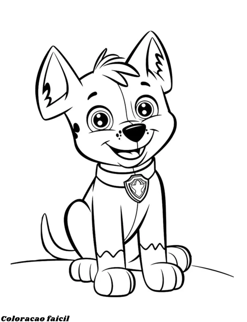 desenho patrulha canina para imprimir