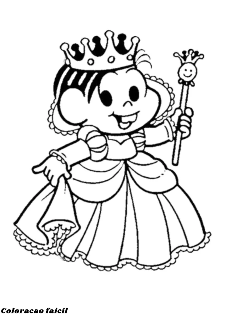 desenho da monica