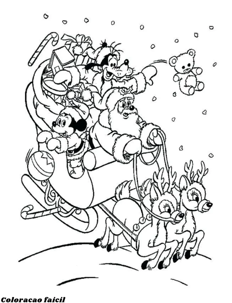 desenhos para colorir de natal