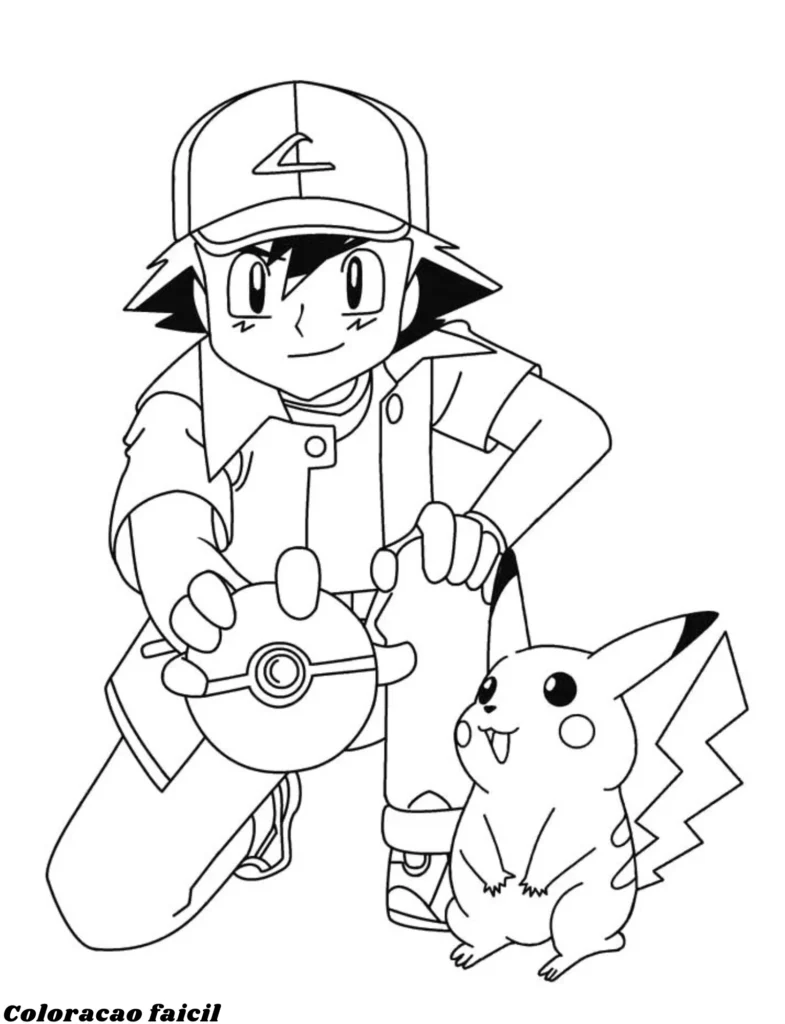 desenhos para colorir e imprimir pokemon