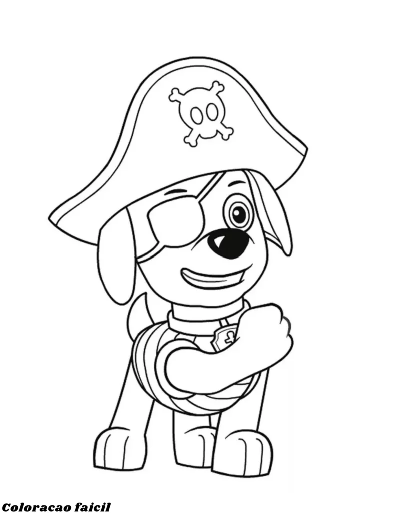 desenhos para colorir e imprimir patrulha canina
