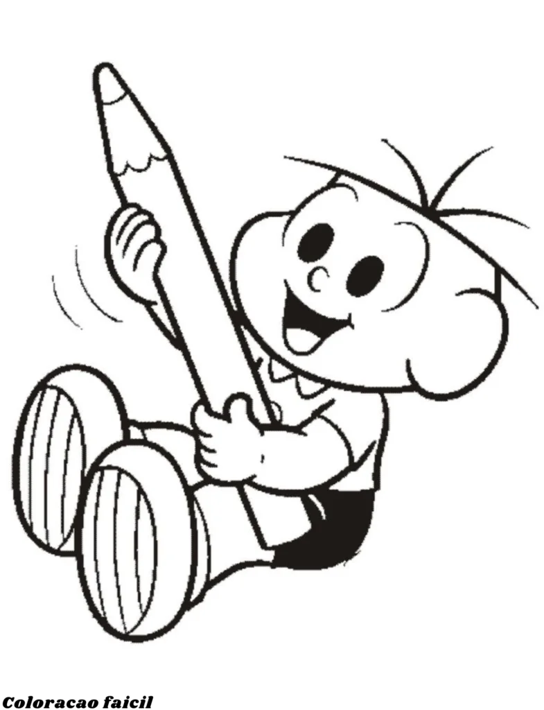 desenhos para colorir da monica