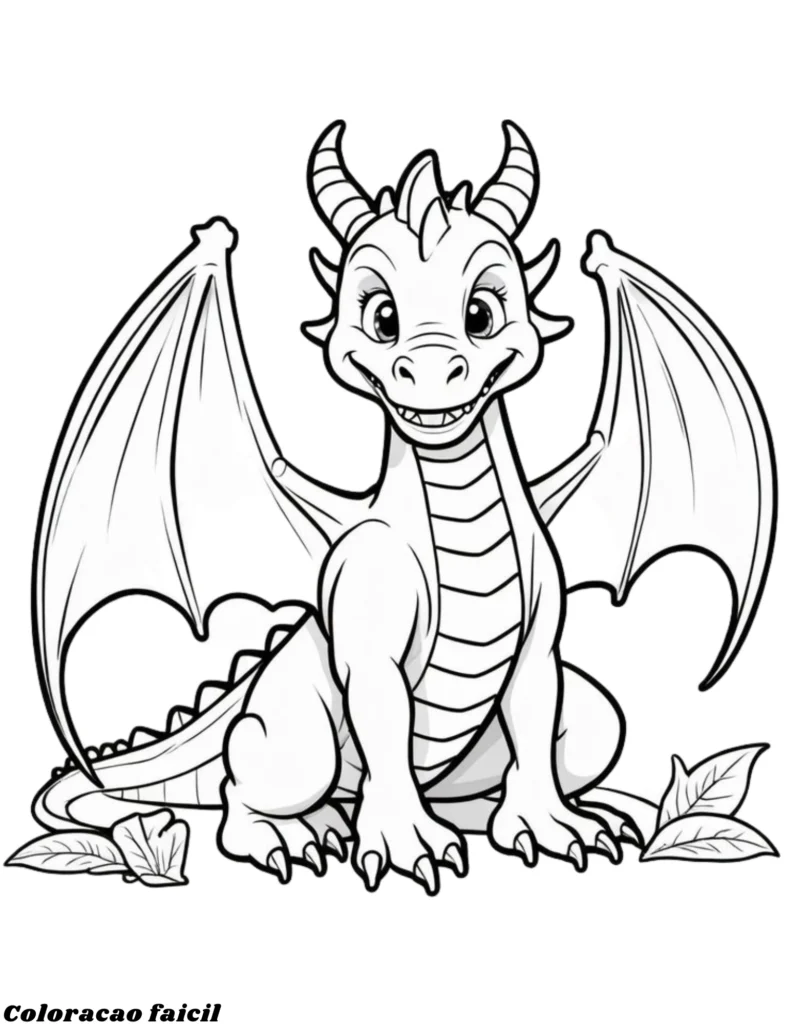 desenho para colorir dinossauro