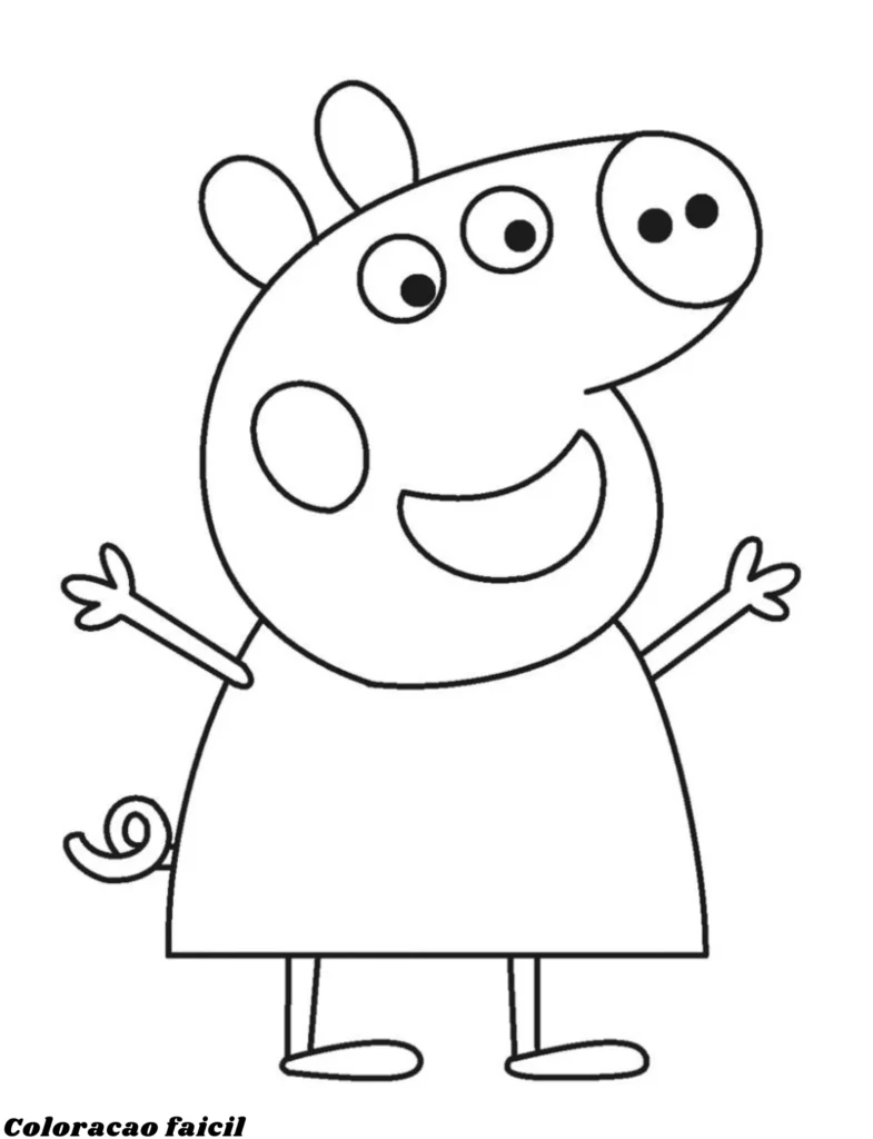 desenhos da peppa para colorir