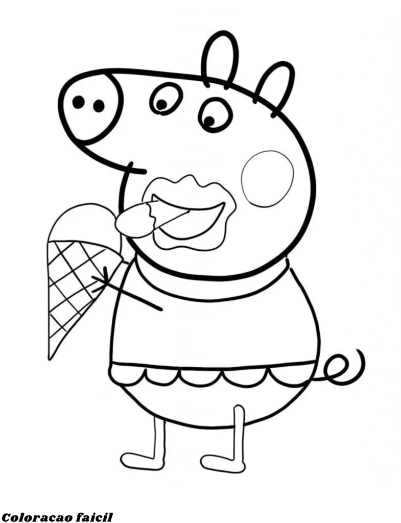 desenhos para colorir da peppa