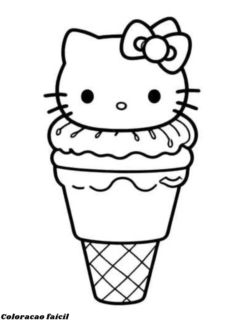 hello kitty para imprimir