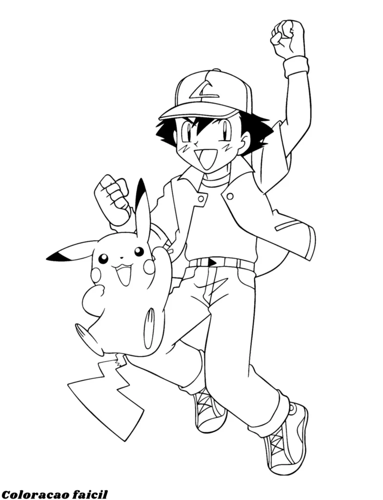 pokemon desenhos para colorir