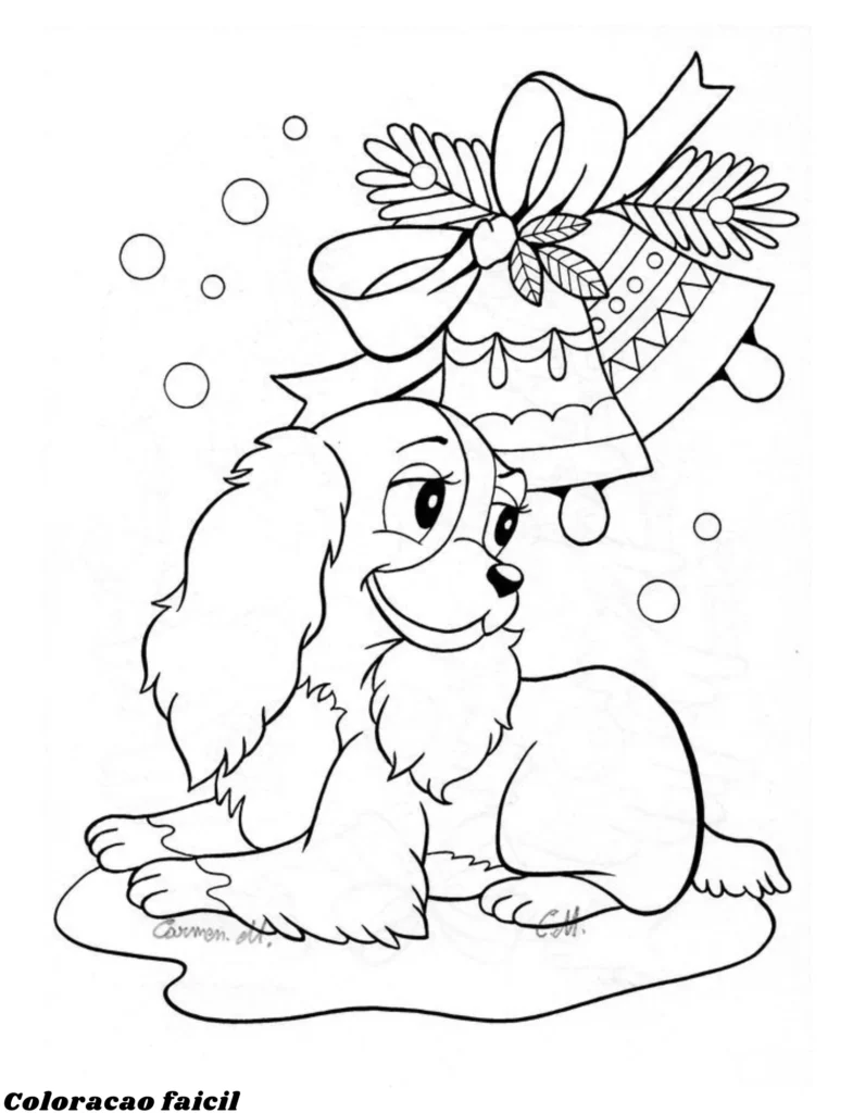 desenho de natal para colorir