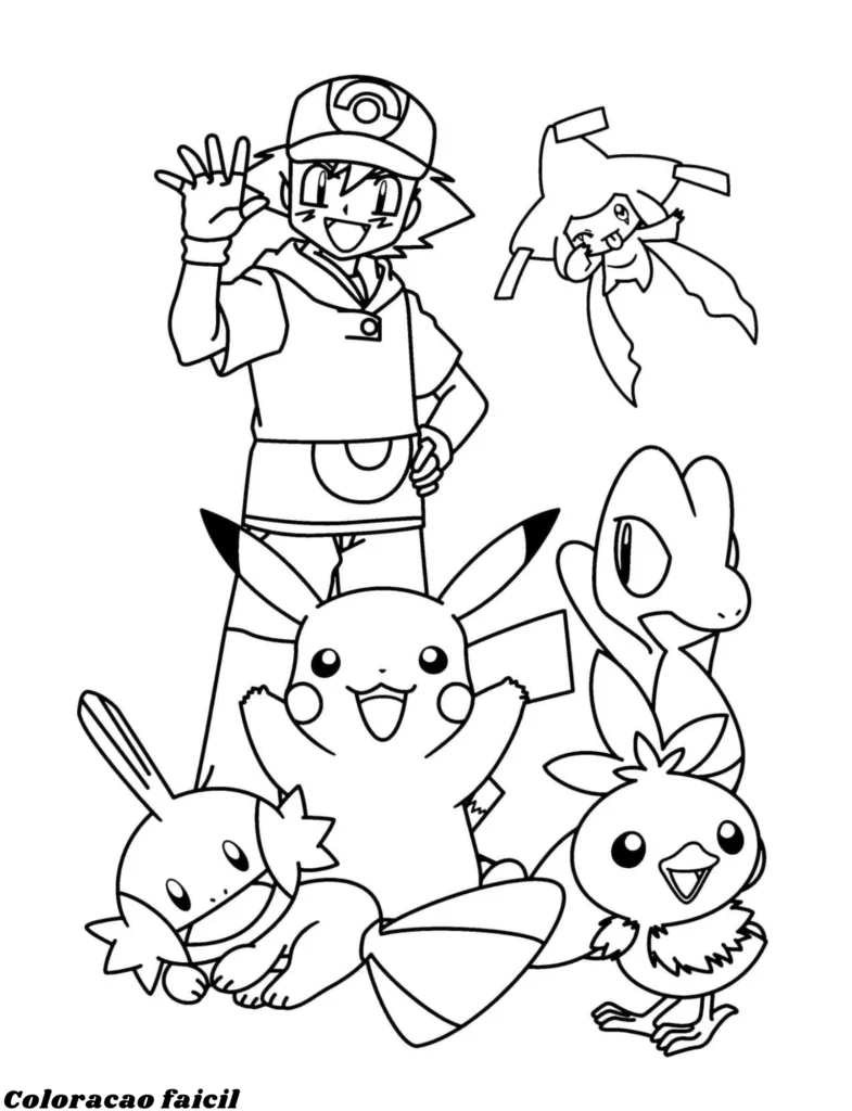 pokémon para pintar