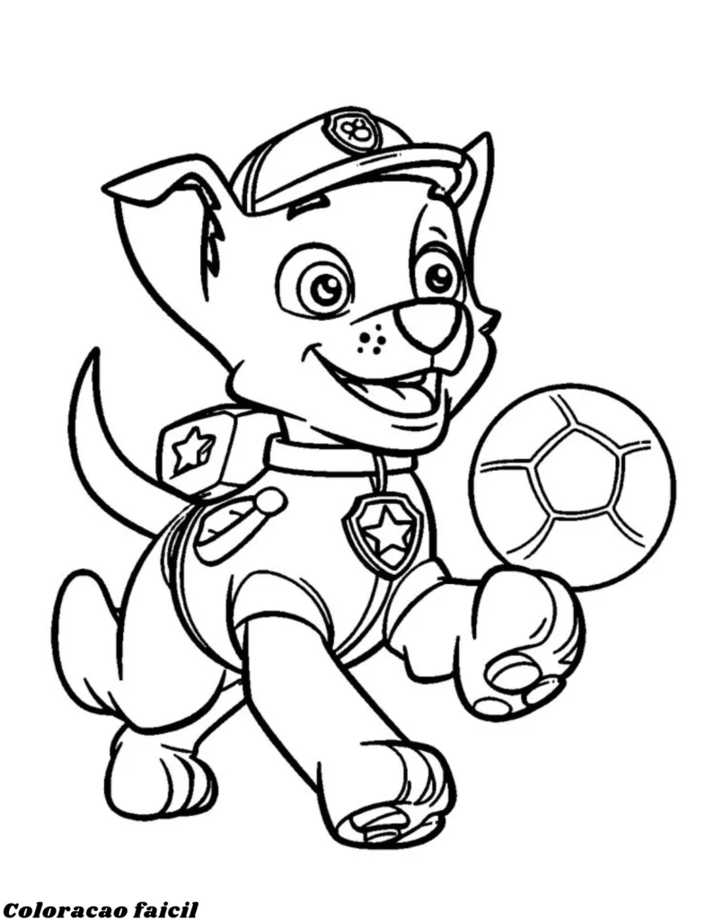 desenhos para pintura patrulha canina