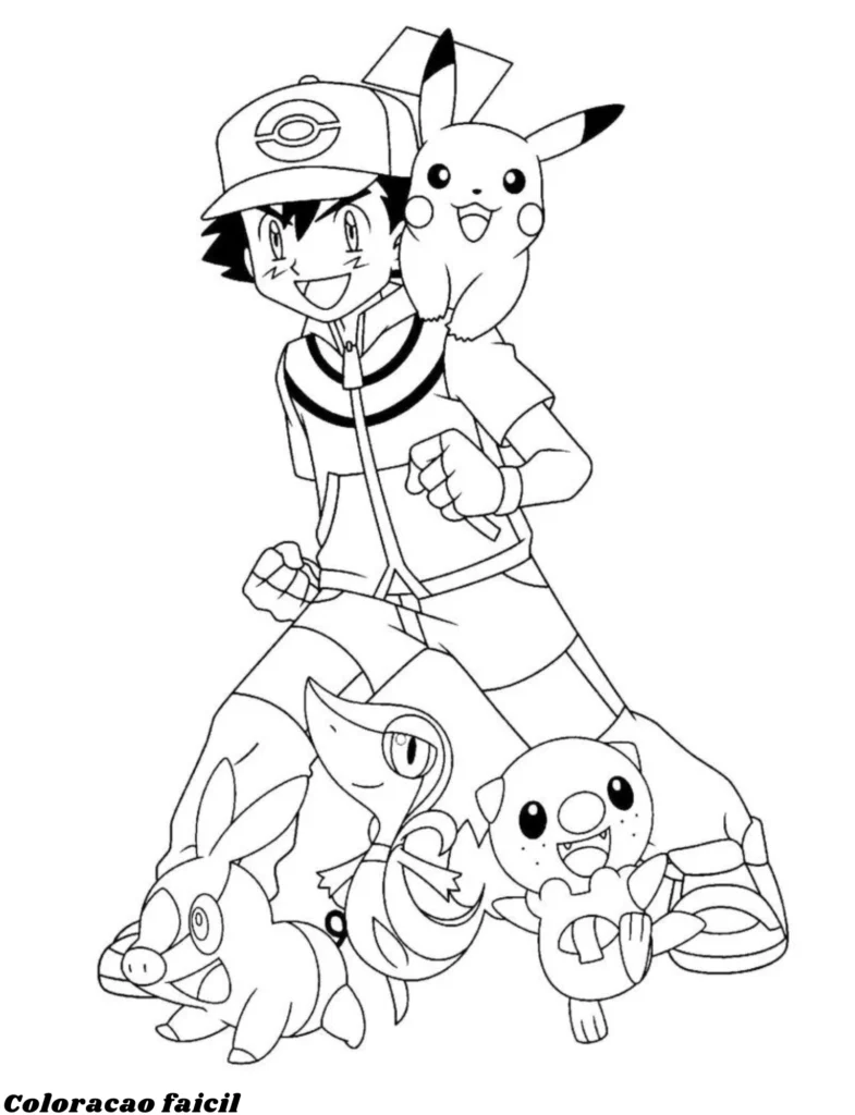 para pintar pokemon