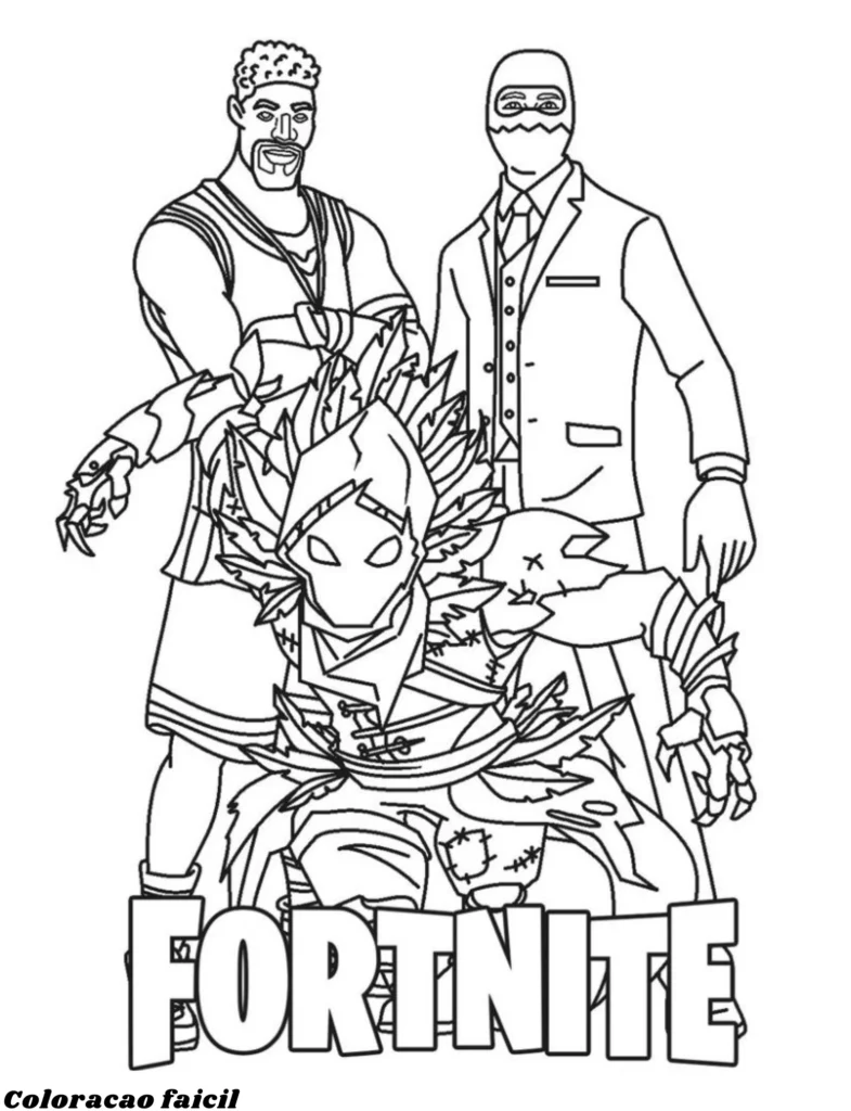 desenhos para colorir fortnite