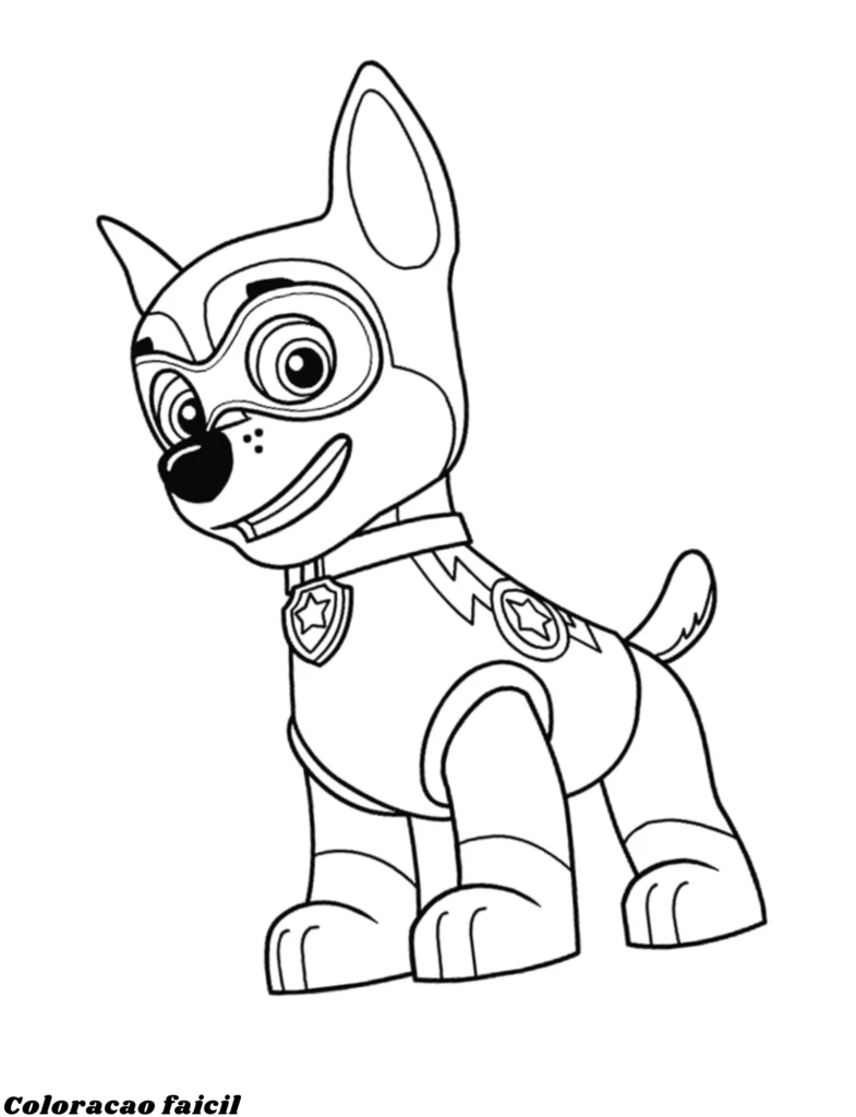 desenho da patrulha canina para imprimir
