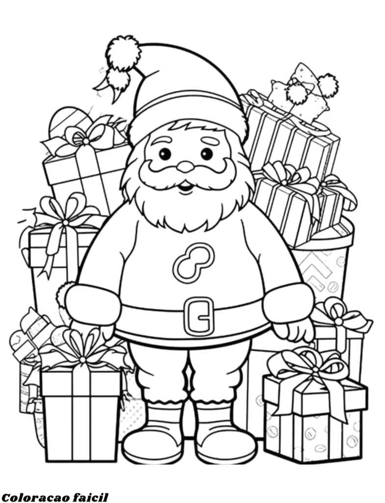 desenho natal colorir