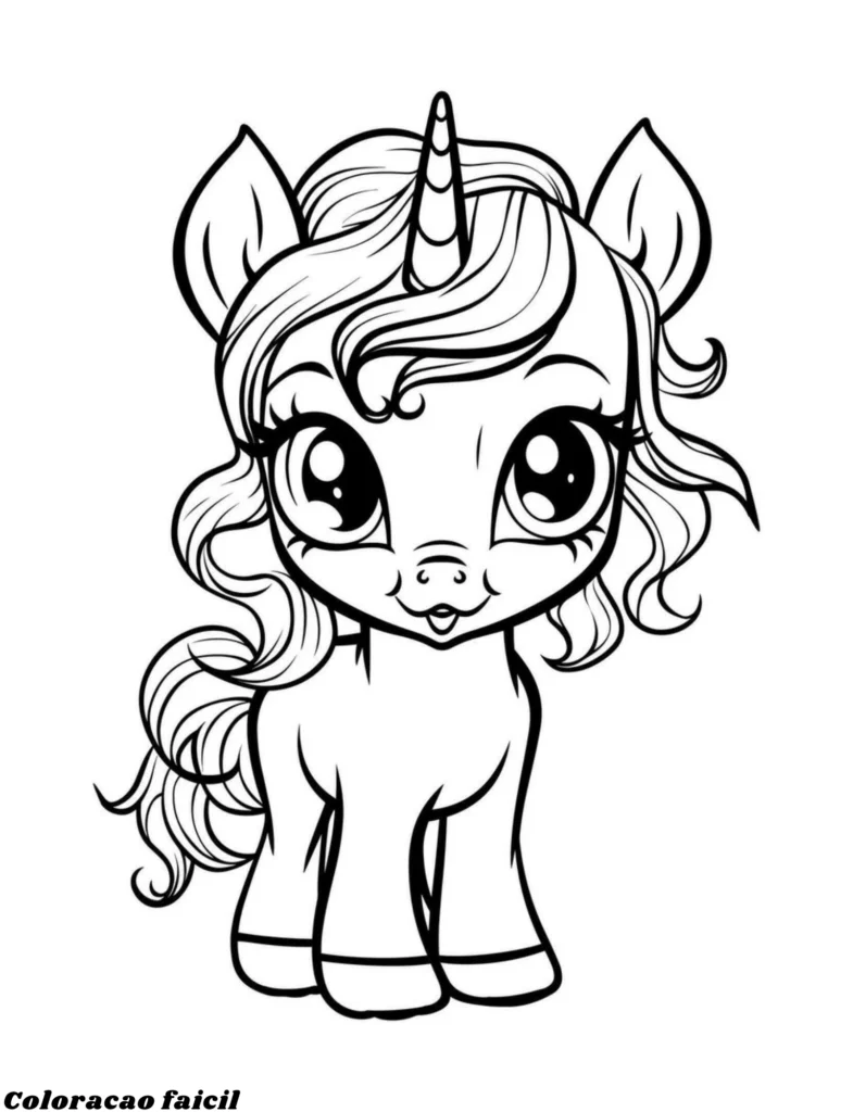 desenhos de unicórnio para imprimir