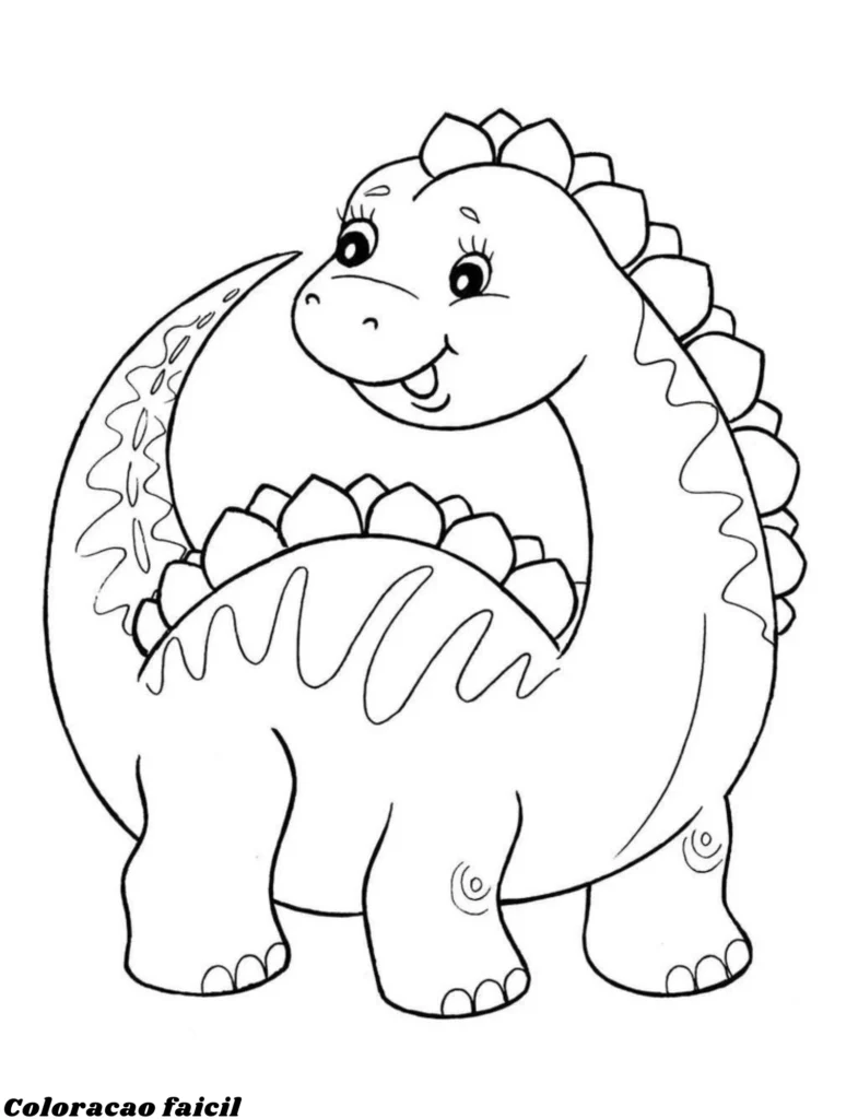 dinossauro para colorir