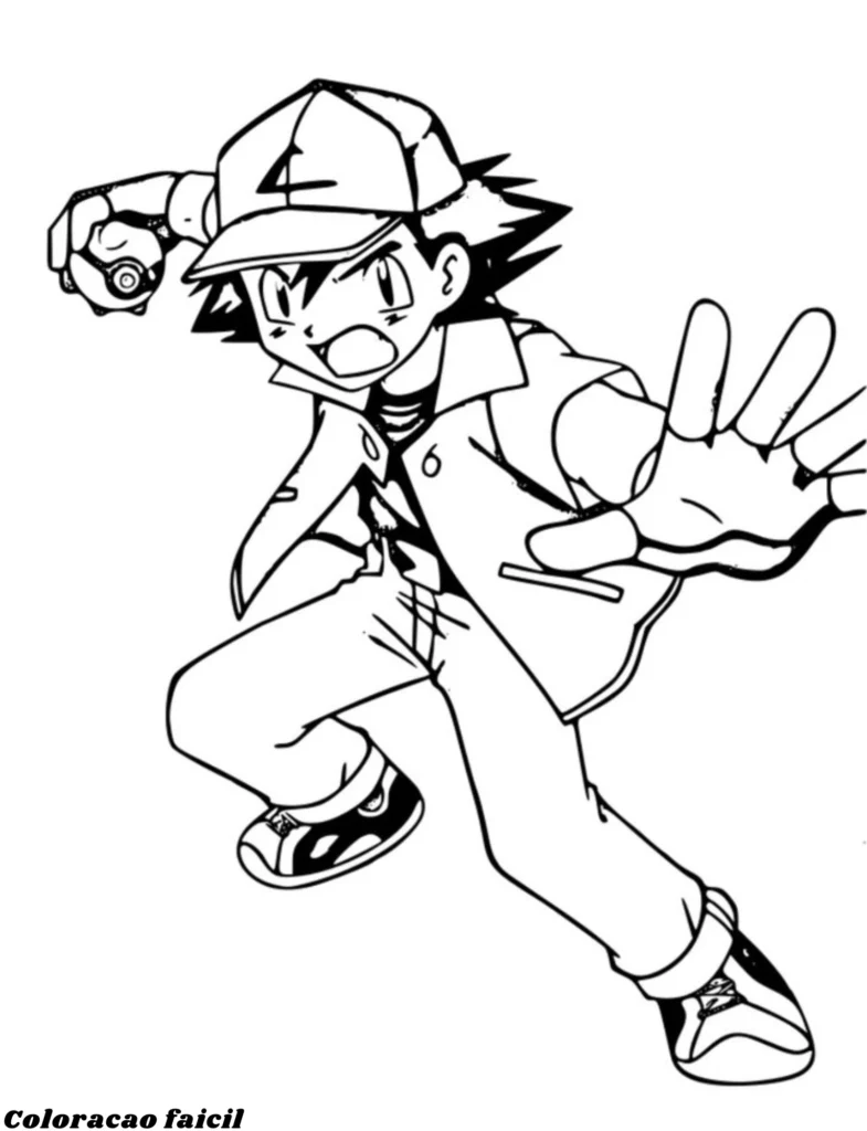 desenho para colorir pokemon