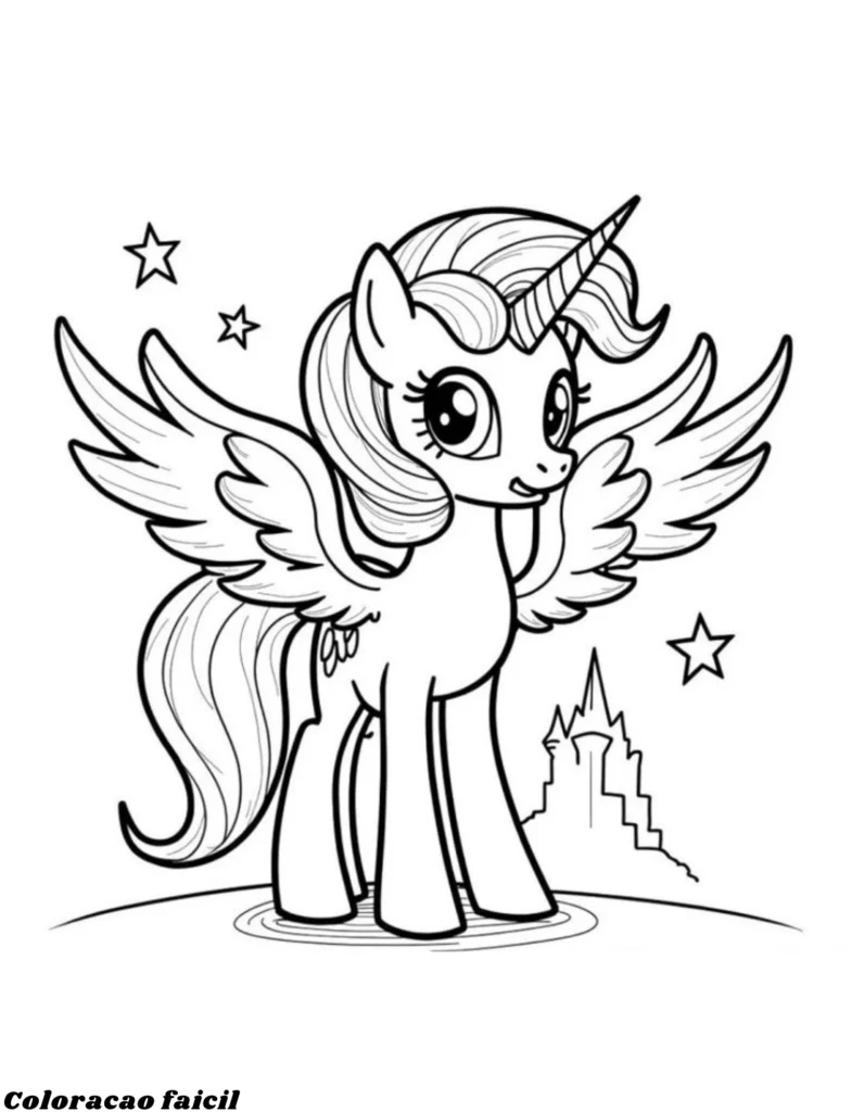 unicornio para imprimir
