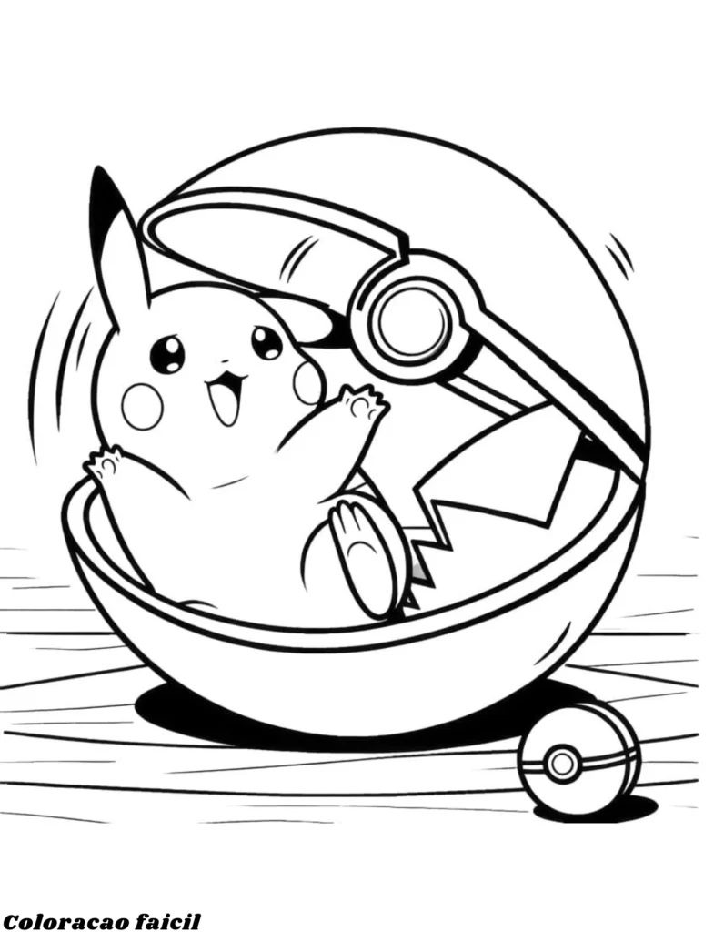 desenho do pokemon para colorir