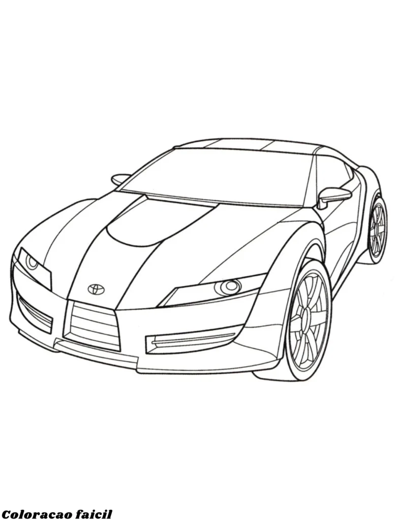 desenhos de carros para imprimir