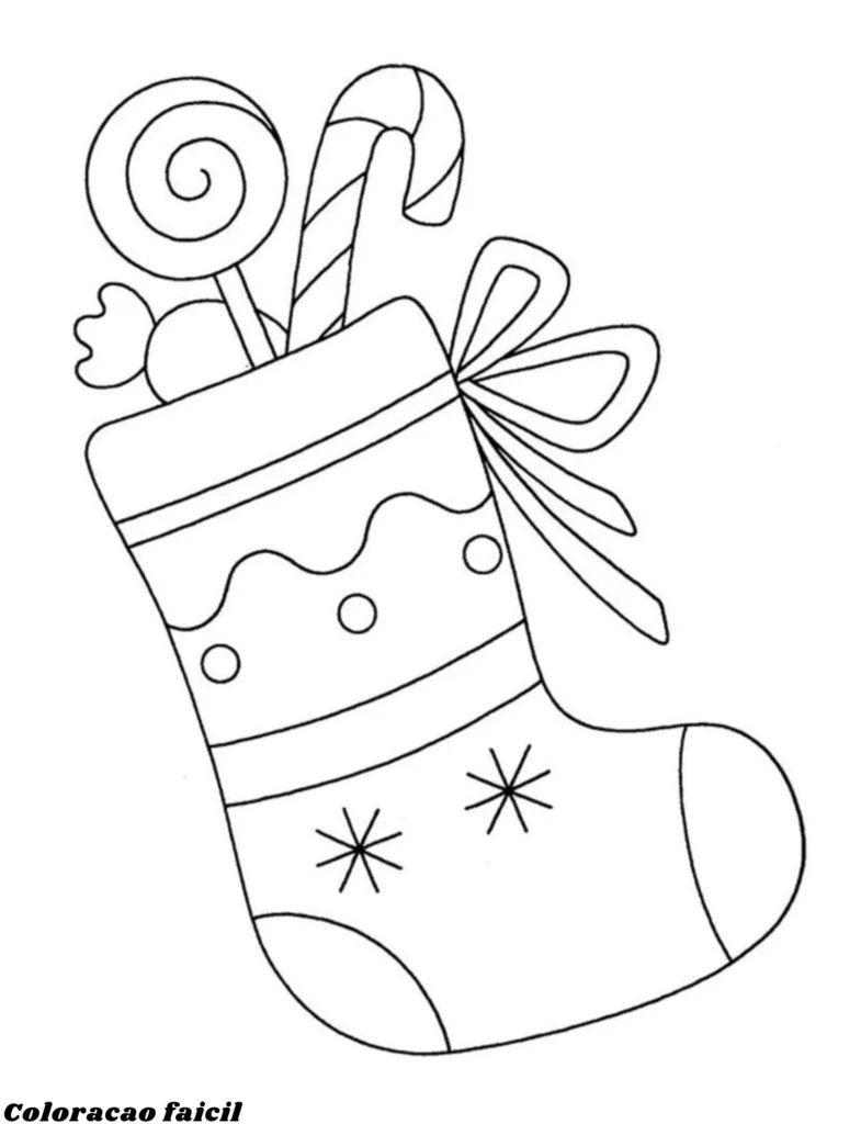 imagem de natal para colorir