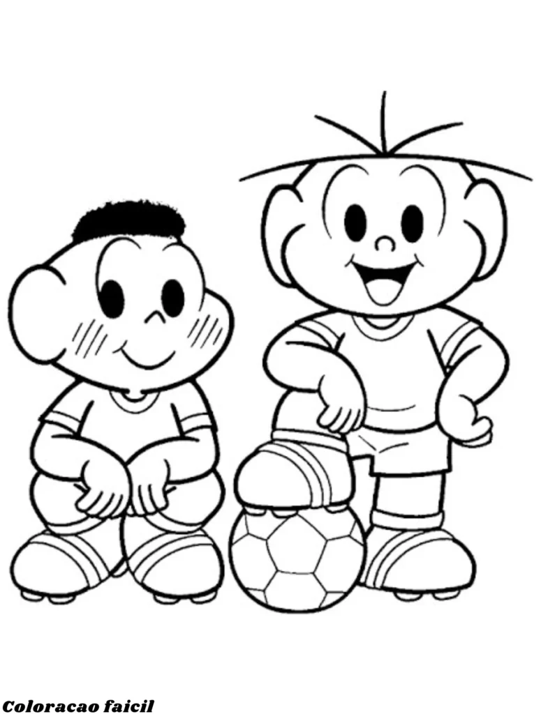 desenho monica para colorir