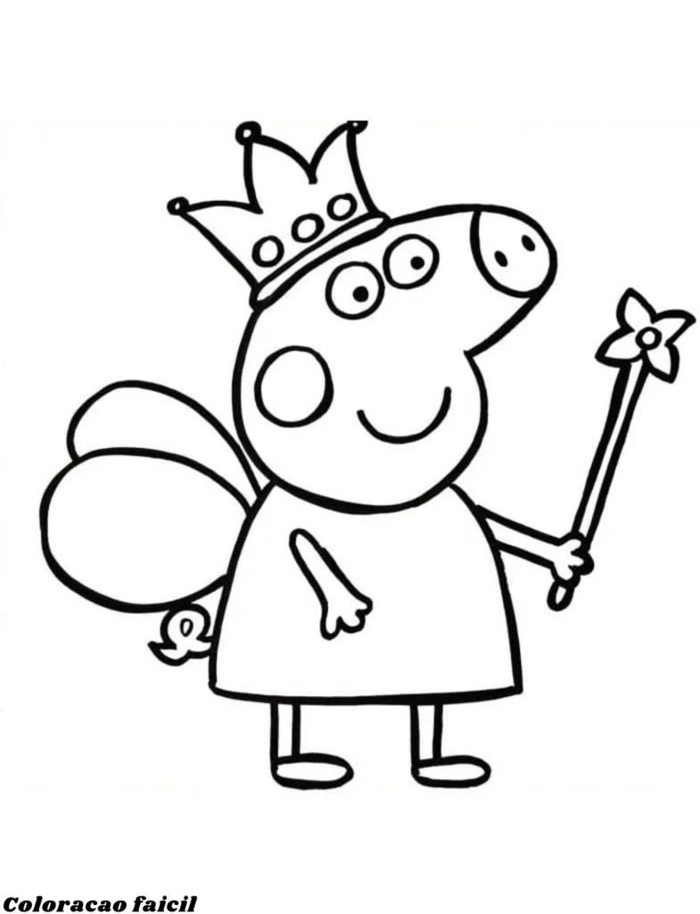 desenhos para colorir e imprimir peppa