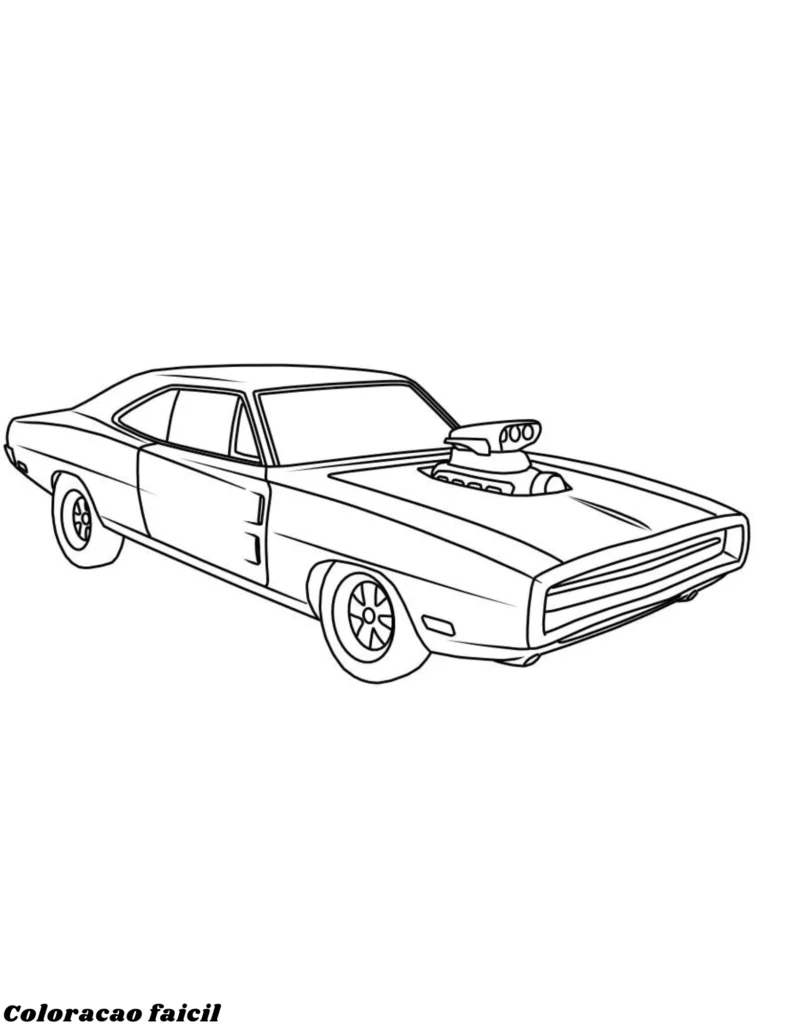 desenho para colorir e imprimir carros