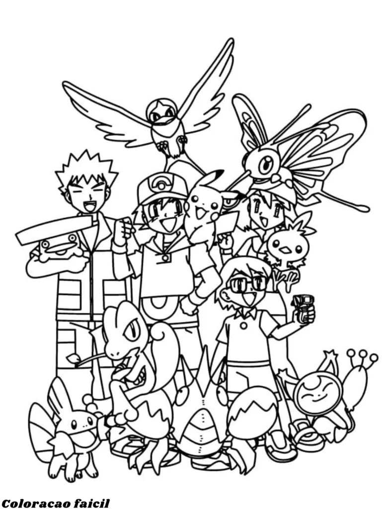 pokemon para colorir e imprimir