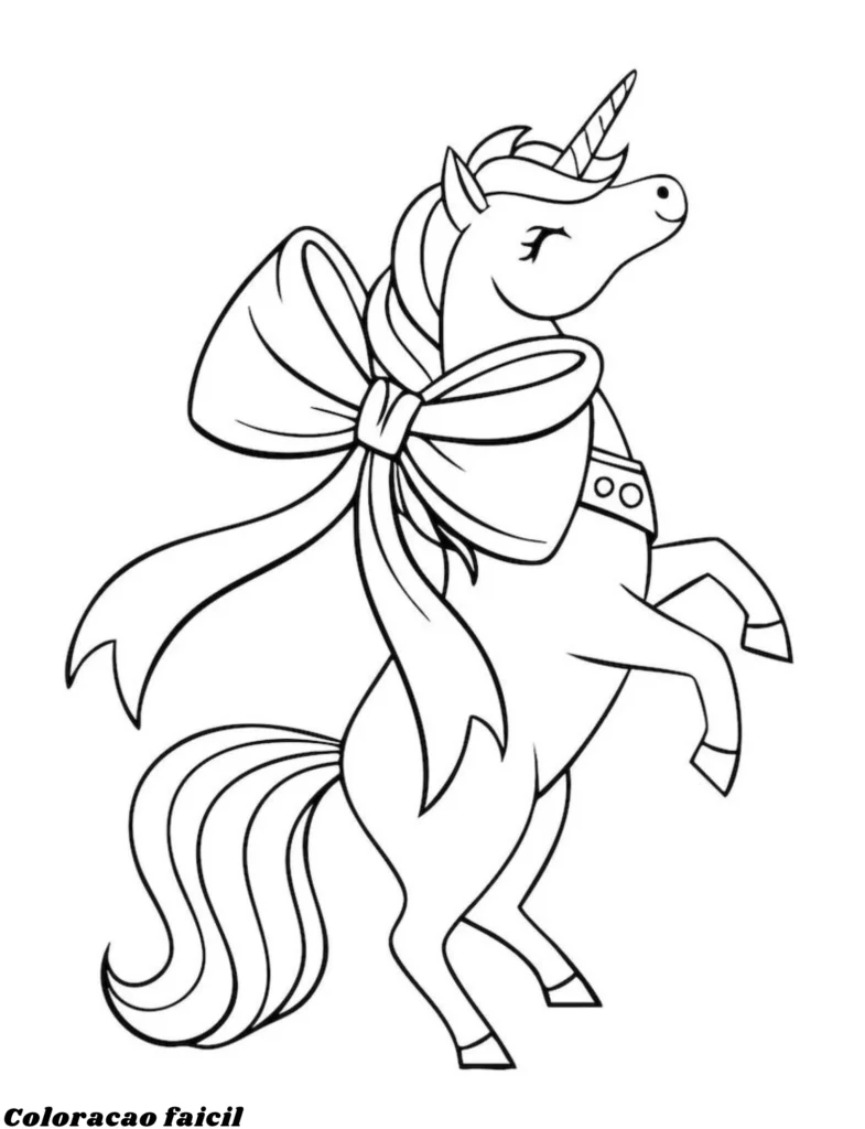 unicornio para pintar