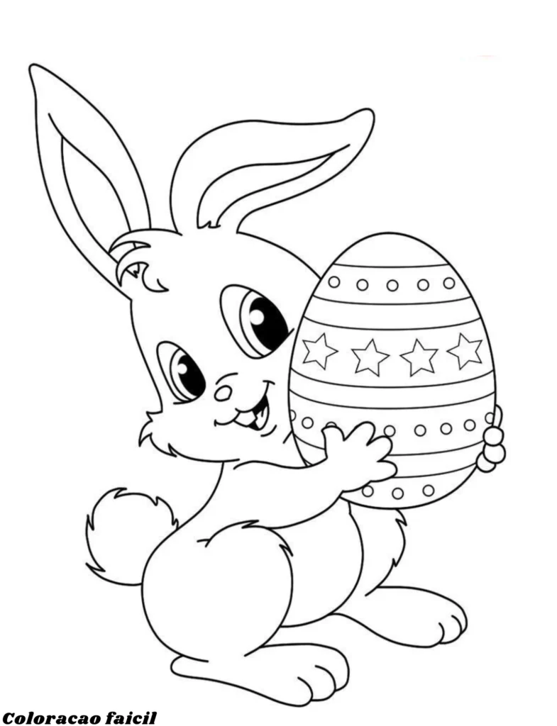 desenhos de coelho para colorir
