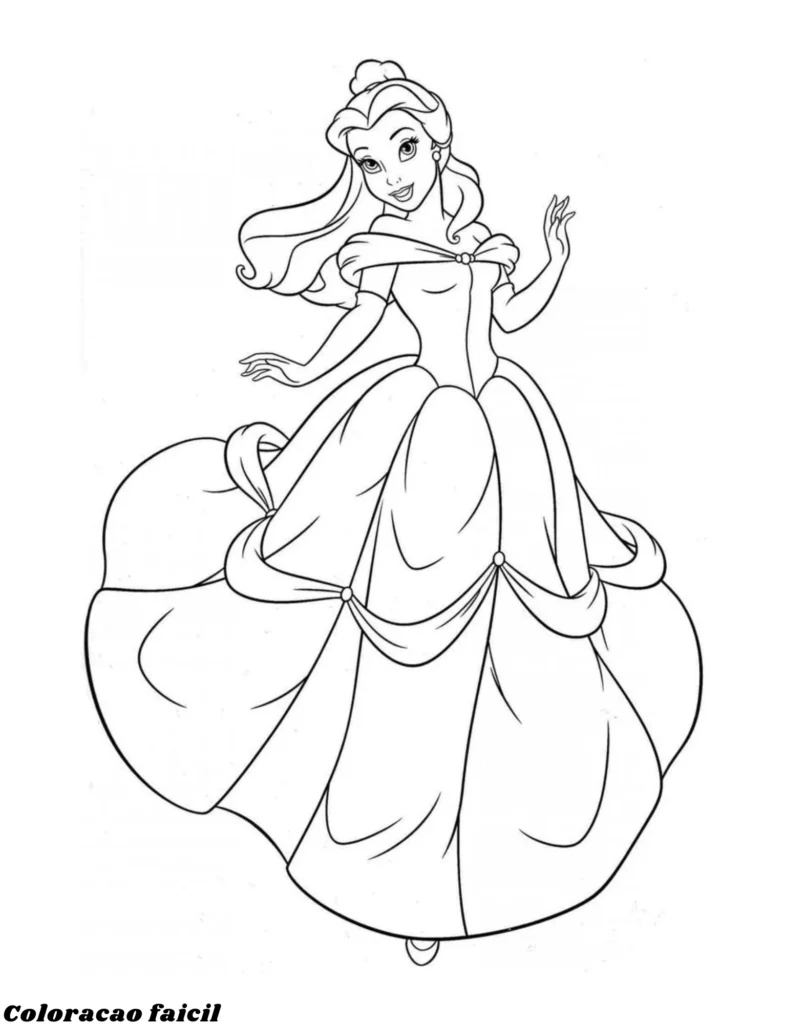 desenhos para imprimir das princesa