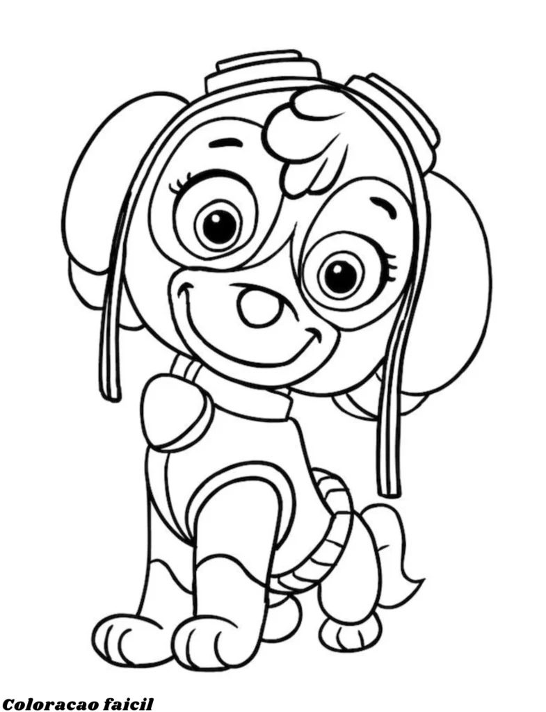 desenhos para colorir patrulha canina