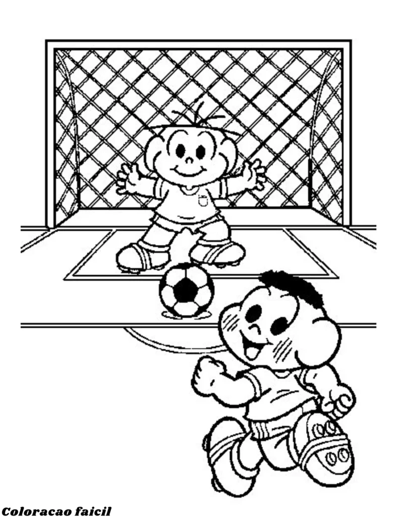 mônica desenho para colorir