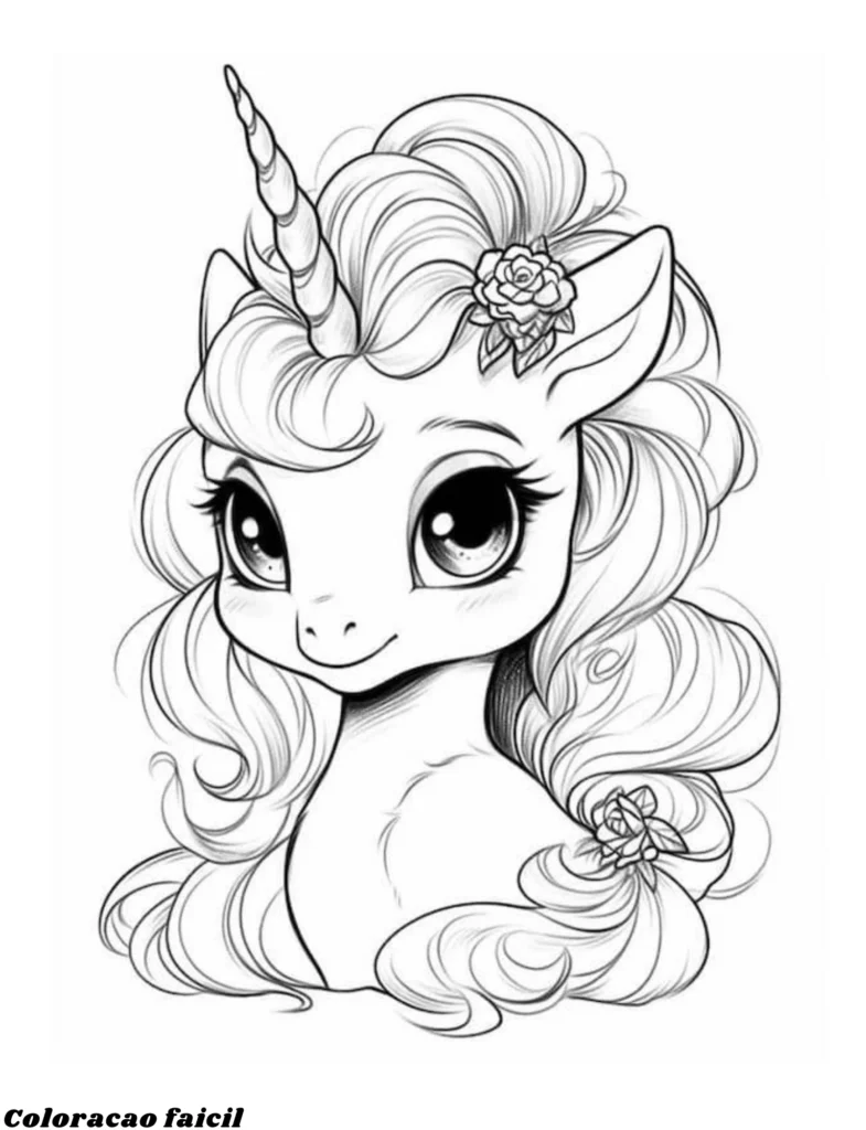 desenhos de unicórnios para imprimir