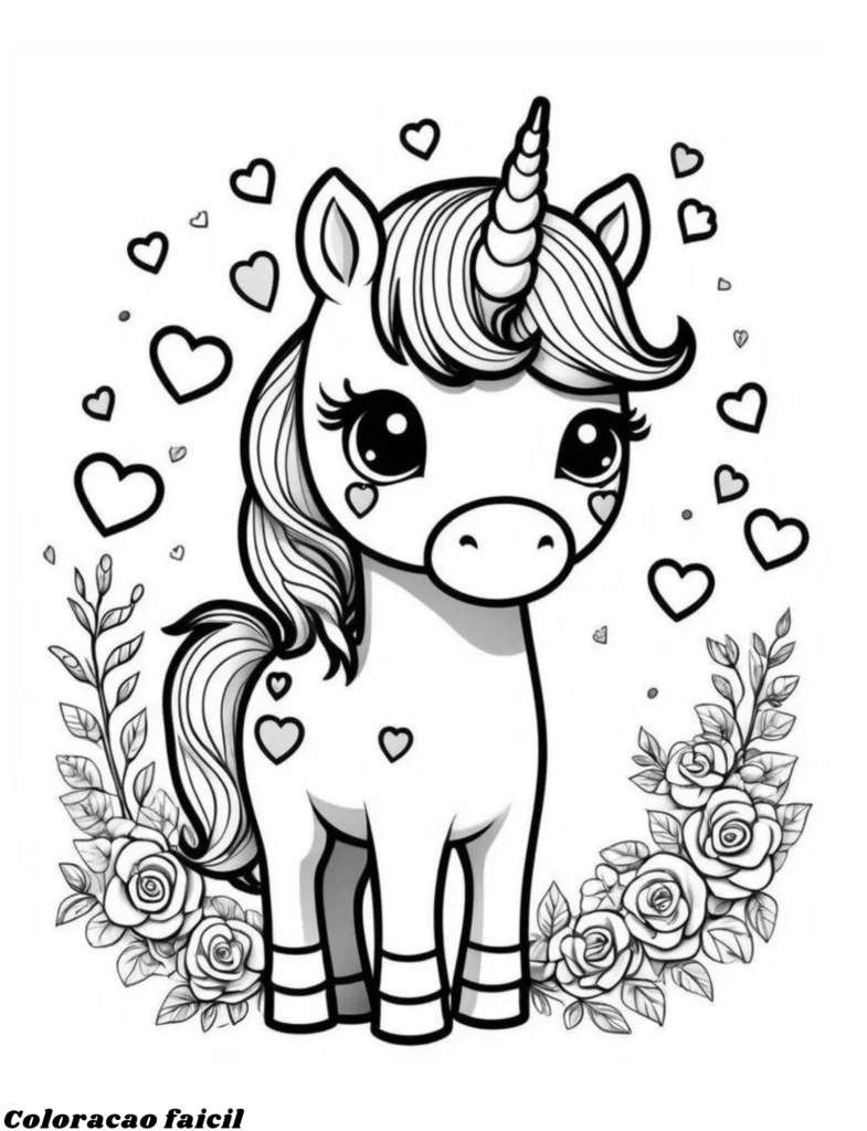 unicornio desenhos para colorir e imprimir